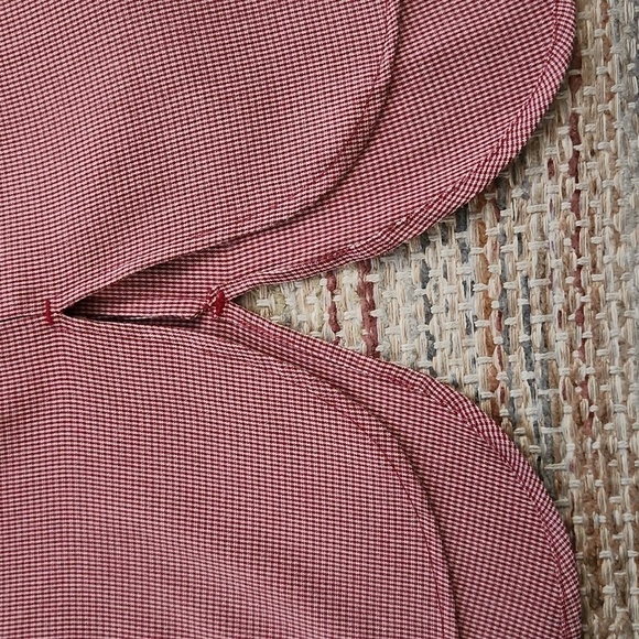 3/$20 Christopher & Banks Red & White Button-Up Shirt - Picture 9 of 9